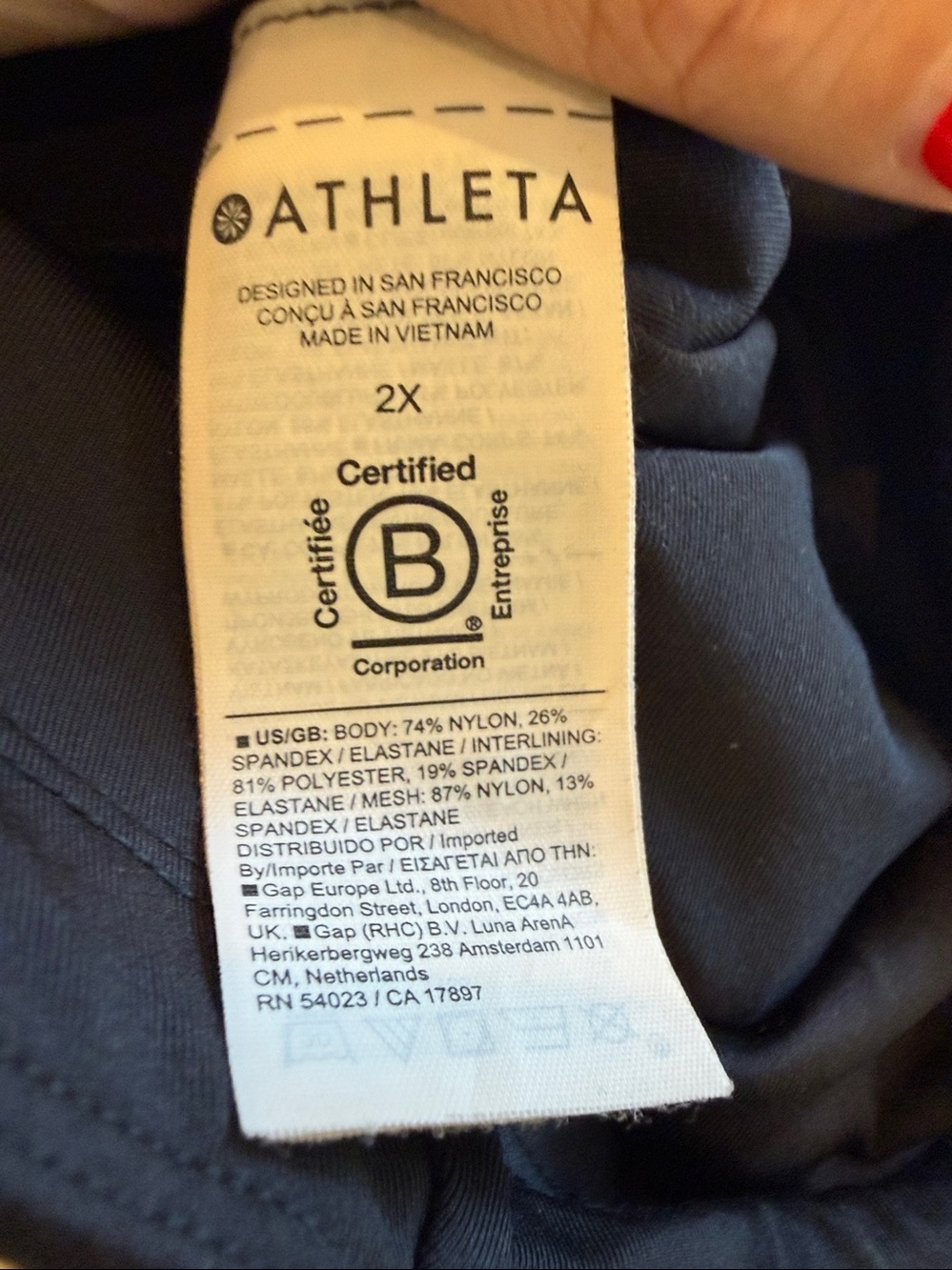 Athleta Black Fairway Golf Skort 16” Size 2X - Picture 9 of 10